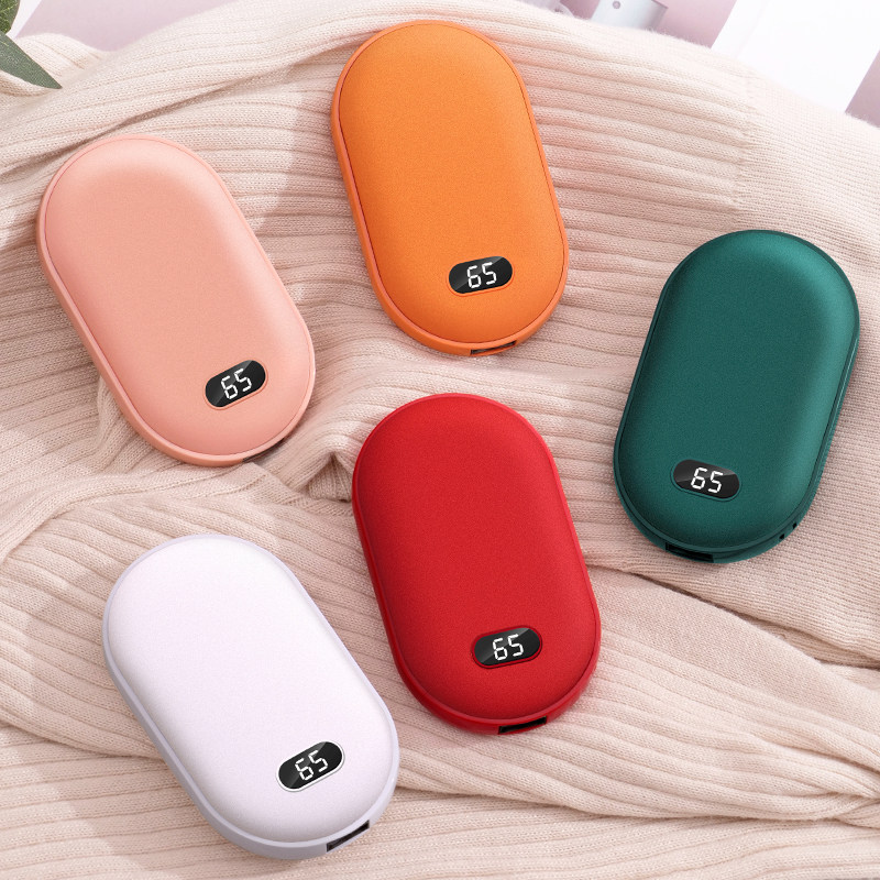 HAND WARMER POWER BANK CUSTOM LOGO WARM BABY MOBILE POWER SUPPLY DUAL-PURPOSE TWO-IN-ONE PROMOTIONAL GIFTS GIVEAWAYS