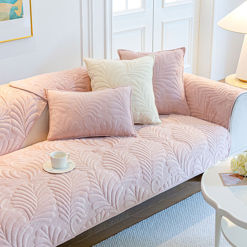 金枝玉叶简约现代毛绒沙发垫