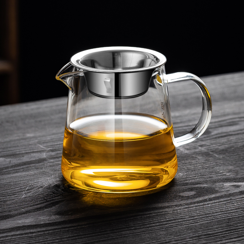 佰企高透耐热玻璃公道杯