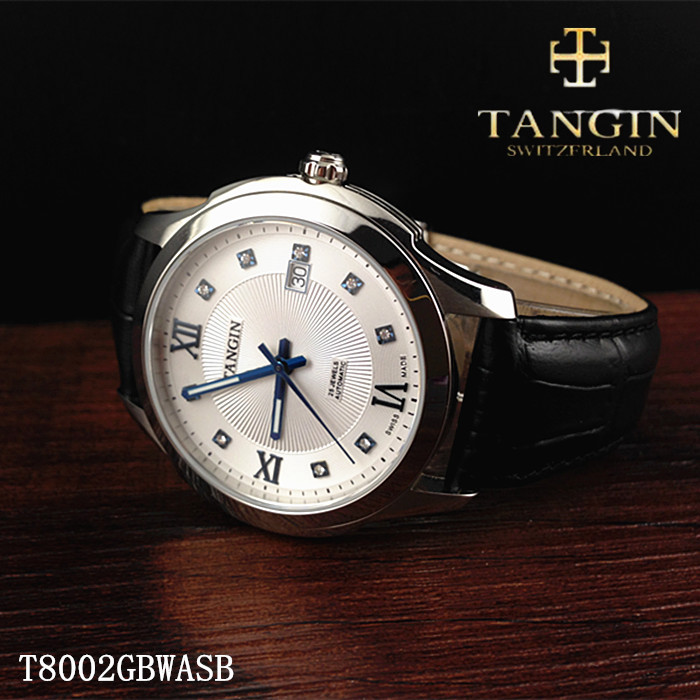 瑞士tangin天珺机械情侣机械手表
