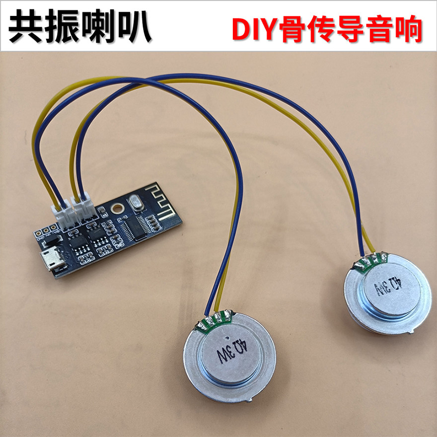 骨传导音响3w和15W功率大音量震动喇叭线性马达网红单双声道蓝牙