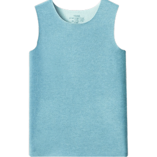 红豆儿童羊毛发热保暖背心男童女童秋冬新款宝宝德绒无痕马甲内衣