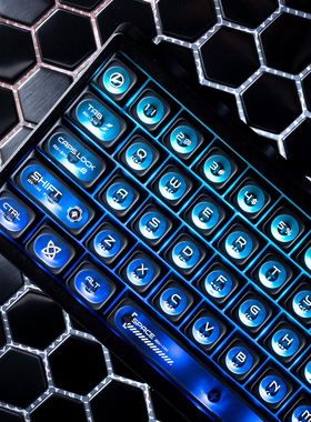 XVX黑色猫眼石max键帽磁轴机械键盘适用wooting60 80 小蜜蜂 ez63