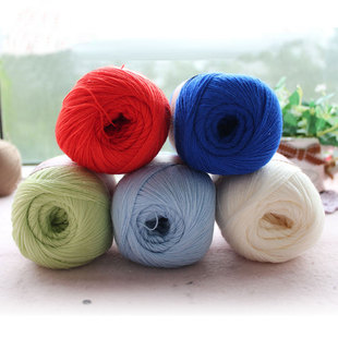 丝光毛线 蕙兰博特绒 配线 细线 羔羊绒线