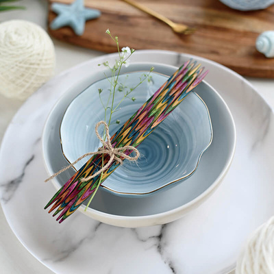 KnitPro彩木 Symfonie 10cm/15cm/20cm 双头直针彩木针毛线棒针