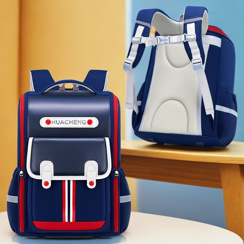 韩版书包男生小学生儿童双肩背包女童一二三到六年级男孩护脊减负