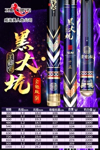 威海美人鱼全能版黑大坑鱼竿钓竿