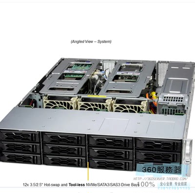 超微SYS-621H-TN12R  Xeon8468 8488 8481C 2U双路服务器准系统