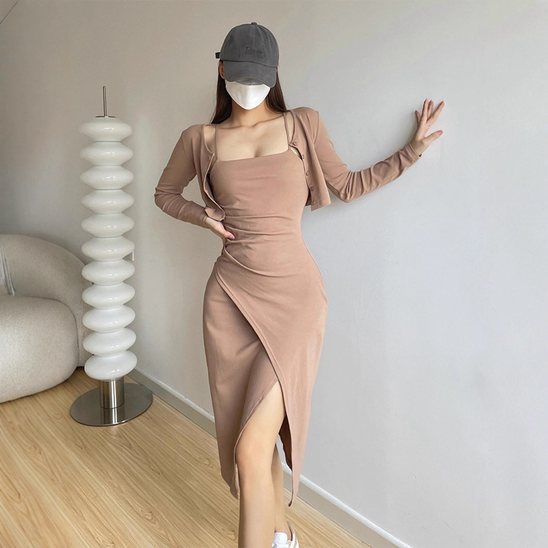 秋装搭配一整套辣妹穿搭小个子感气质吊带连衣裙子两件套装女,模玩/动漫/周边/娃圈三坑/桌游,lolita洛丽塔/软妹装/洋装,淘宝优惠券,粉丝福利购,淘宝优惠卷