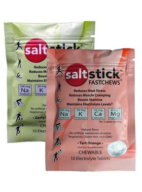 SaltStick FASTCHEWS盐丸快速电解质补充咀嚼糖片盐片含片2件包邮