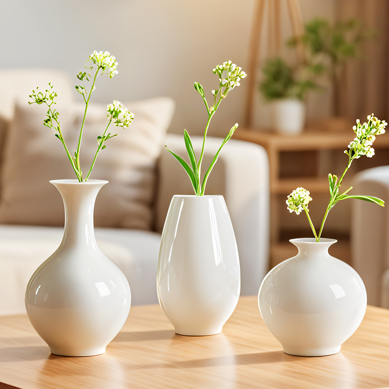 景德镇陶瓷花瓶DIY插花摆件