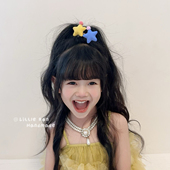 Little Ran儿童发饰韩版 简约星星发圈女童甜美可爱宝宝头绳