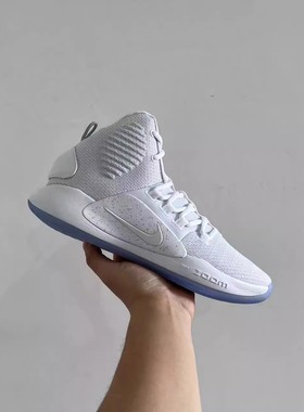 Nike HyperdunkX HD2018 高帮男子实战气垫黑红篮球鞋 AO7890-600