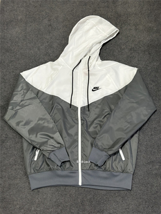 NIKE 耐克男拼接连帽夹克运动训练休闲风行者透气外套DA0002-084