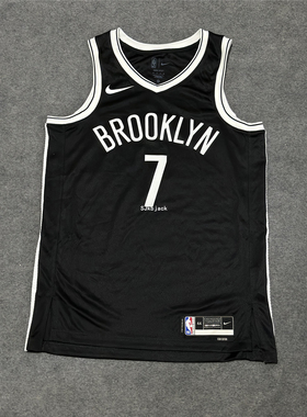 Nike 篮网7号KD杜兰特球衣sw胶印舒适透气篮球服背心DN1996-011