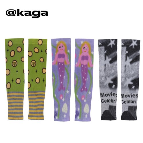 KAGA百搭造型印花袖套