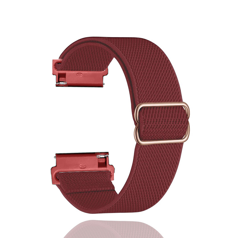 适用化石Fossil Gen 5 carlyle julianna garrett HR弹力尼龙表带