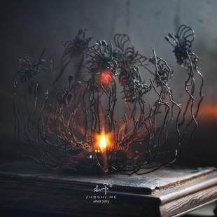 抽象艺术创意作品摆件 主师原创设计手工制作 光之火种