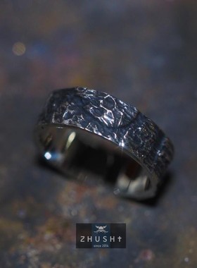 主师26款原创全新头骨雕刻手工浮雕纯银超精细活口可调节戒指尾戒