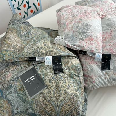 高端轻奢纯大朵绒静音鹅绒被子