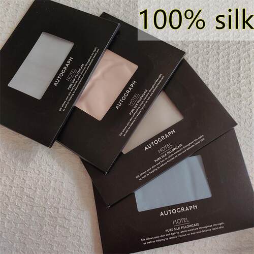 外贸出口100%silk纯真丝枕套