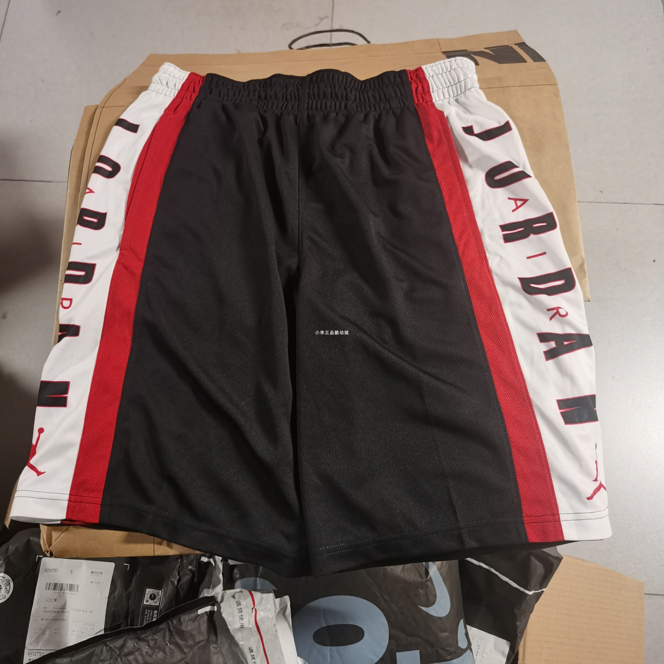 Air Jordan AJ大魔王男子运动透气速干篮球训练短裤 924567-010