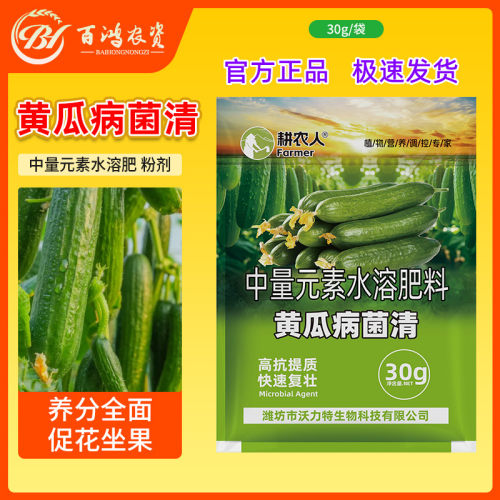 耕农人黄瓜病菌清促花坐果
