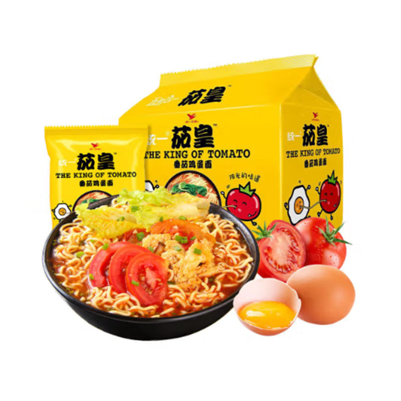 统一茄皇番茄牛肉面速食方便面