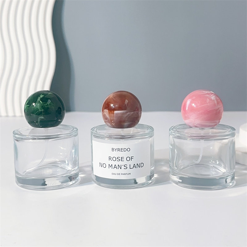 高档香水分装瓶50ml便携式喷雾瓶大容量加厚玻璃按压空瓶化妆品瓶