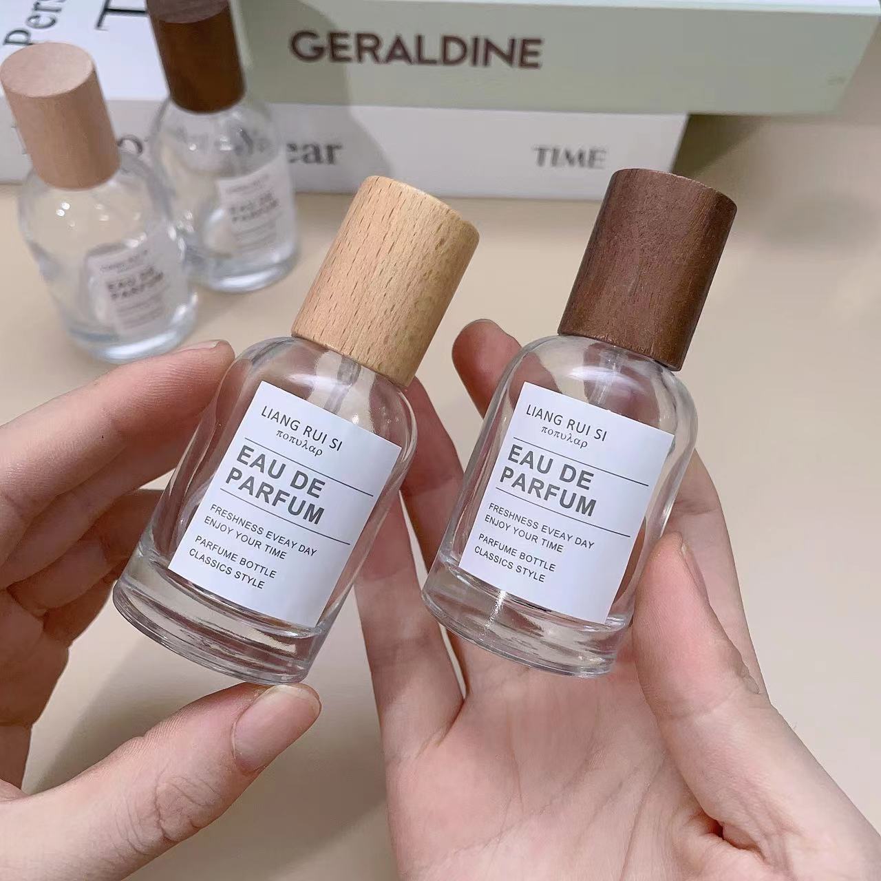 木盖香水分装瓶大容量50ml高档