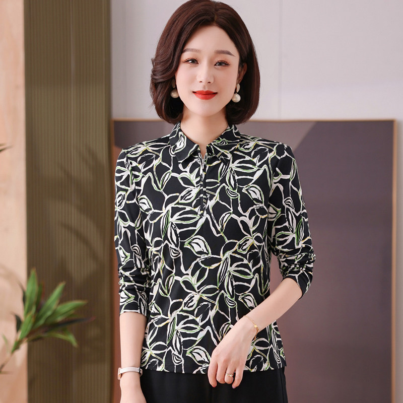 品牌真丝衬衫女长袖针织桑蚕丝