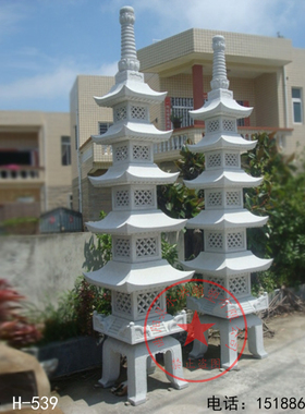 石雕佛塔  石头塔 石塔雕塑 千佛塔雕刻 石雕寺院雕塑 石塔雕刻