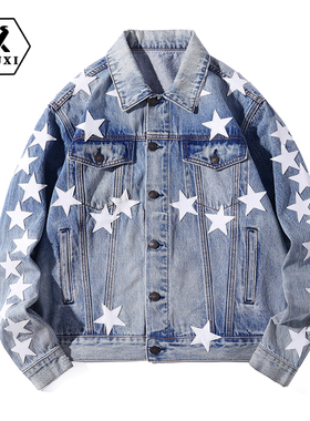 宇犀原创设计潮牌复古牛仔外套修身简约休闲夹克上衣男装款B1022