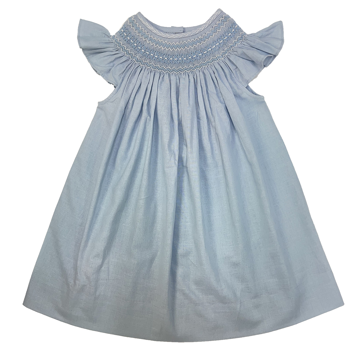 手工打揽连衣裙纯棉主教女童夏季