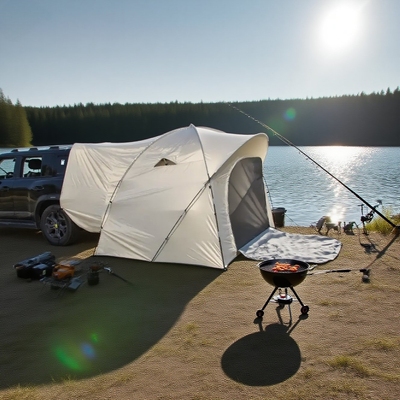 车尾帐篷3-4人家庭露营超大空间可过夜拍照出片小众露营装备好物