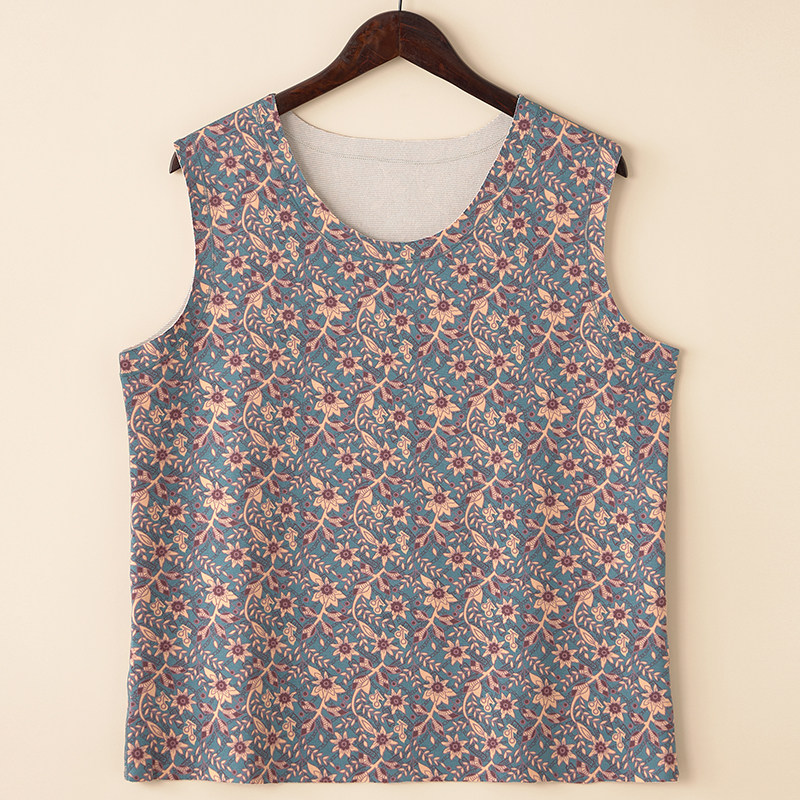 大码中老年人女士妈妈羊毛蚕丝保暖背心碎花德绒无痕内搭马甲打底,女士内衣/男士内衣/家居服,保暖背心,淘宝优惠券,粉丝福利购,淘宝优惠卷