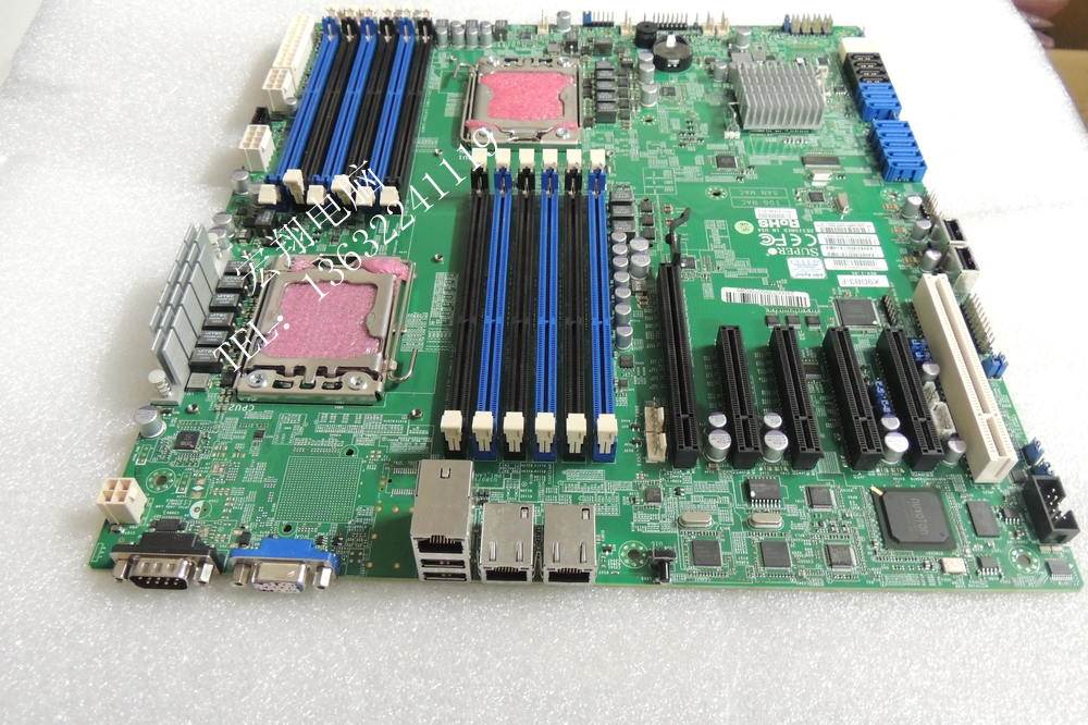 超微 X9DB3-F服务器主板1356双路主板 C602芯片组支持E5-2400v2