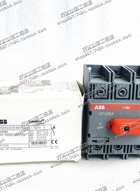 全新原装ABB 负荷隔离开关 OT125E3 1SCA022353R7480 125A 现货
