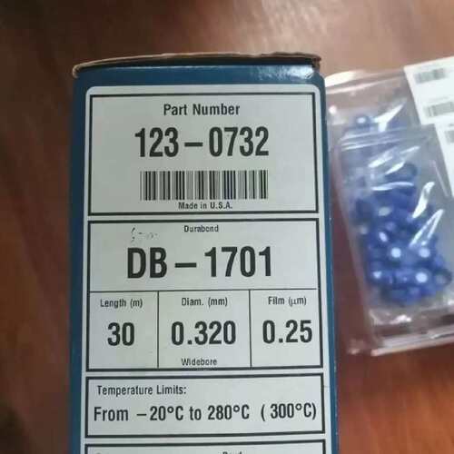 捷伦气相毛细管色谱柱DB-1701 30m*0.32*0.25um正品123-073议价！