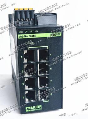 原装德国穆尔工业交换机  MURR 58158 8口交换器 TREE 8TX  现货