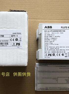 ABB继电器Pluto B46/S46 V2 2TLA020070R1700/1800/JOKAB佳可宝