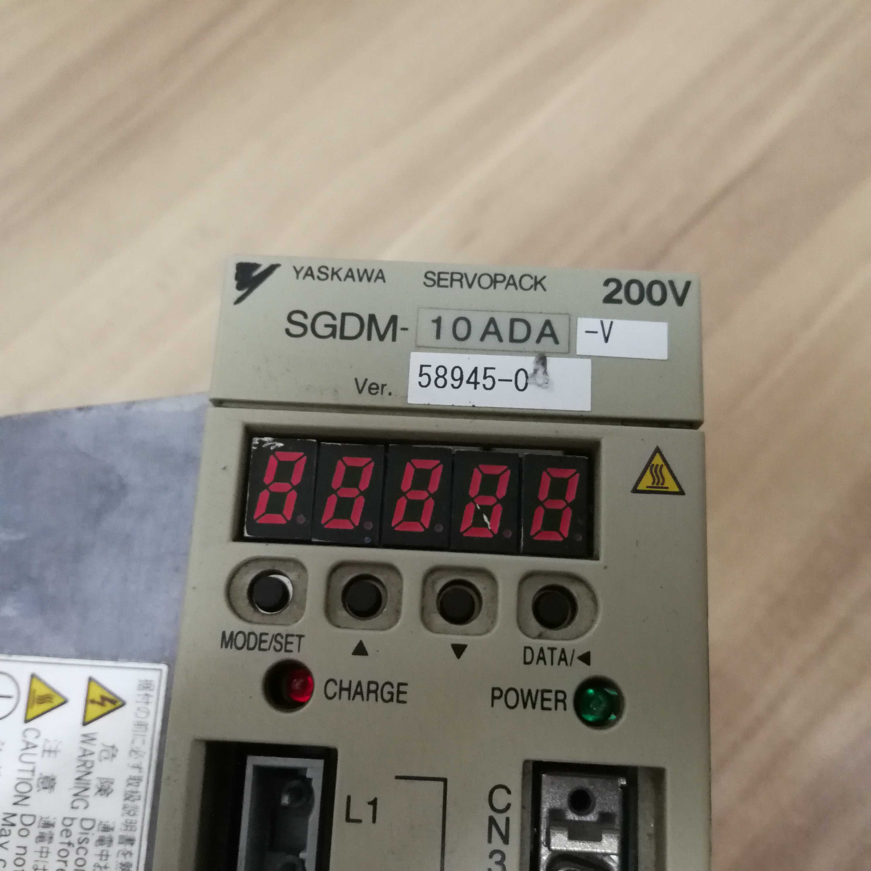 直拍安川伺服驱动器 SGDM-10ADA-V拆机数控 1KW二代测试包好