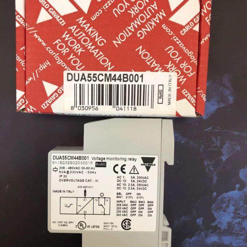 DUA55CM44B001瑞士佳乐原装全新的小型过欠电压保护器继电器