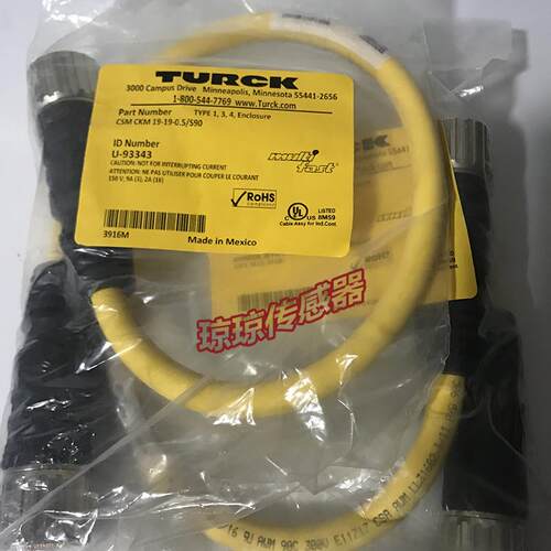 图尔克 TURCK 连接线 感测器 CSM CKM 19-19-0.5-S90 现