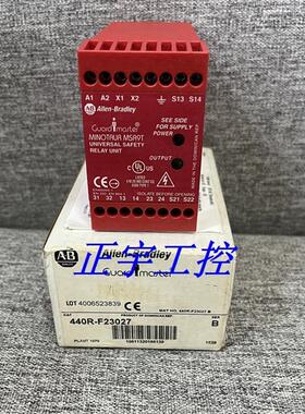 原装正品AB 罗克韦尔安全继电器 MSR9T 440R-F23027现货议价!