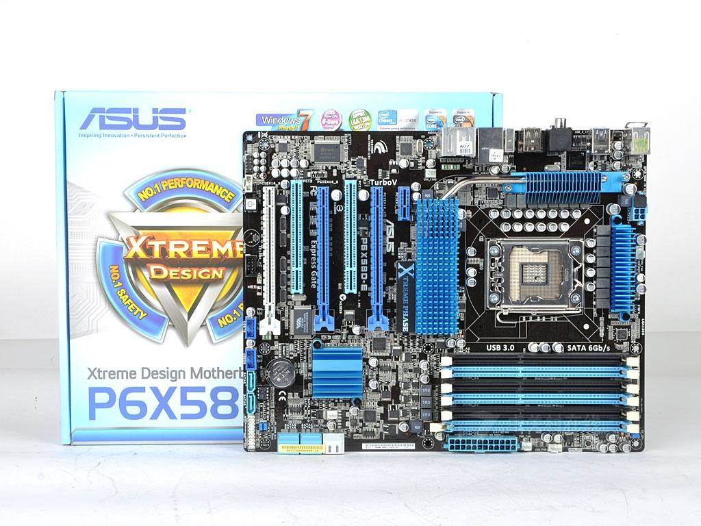 库存没上过机华硕 P6X58D-E X58 DDR3 SLI SATA3主板上i7 980-封面