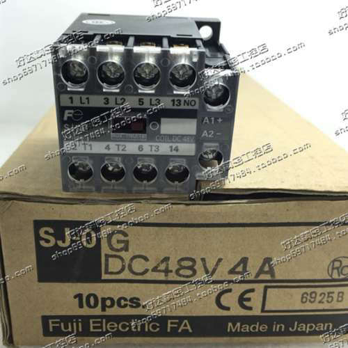 原产富士 FUJI Fe 电磁接触器 SJ-0G SJ-OG 3A1B  4A DC48V议价
