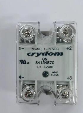 GN84134870美国快达CRYDOM直流控制直流30A原装全新促销