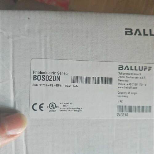 全新BALLUFF BOS020N BOS R020K-PS-RF11-00,2-S75感测器BNI0006