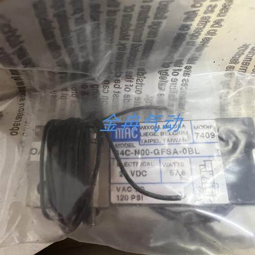 美国MAC原装电磁阀正品34C-N00-GFSA-0BL 现货